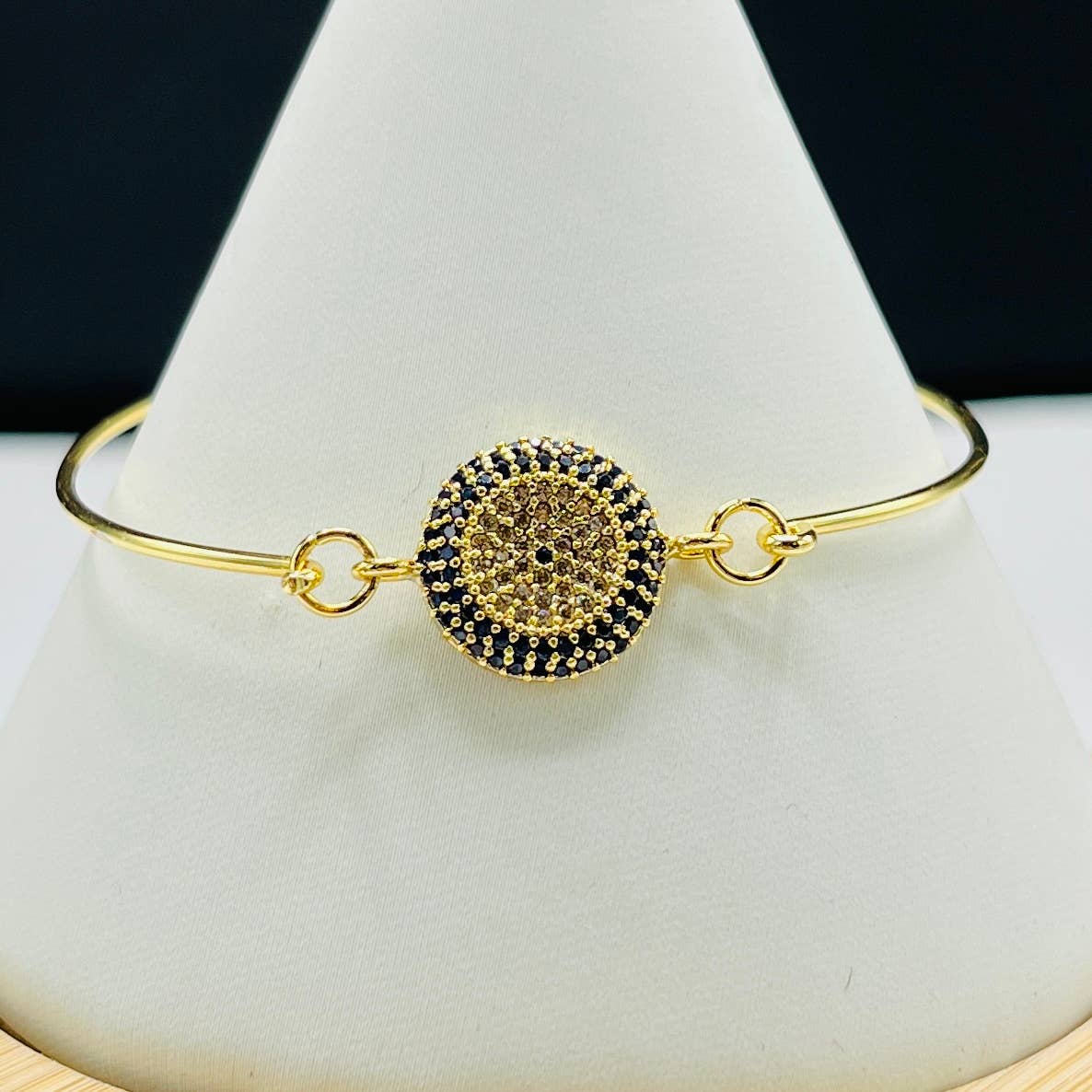 Dainty Bangle Evil Eye Bracelet Multi Style