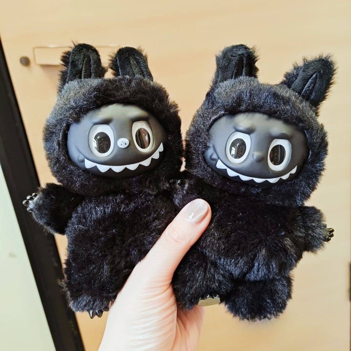 Black Labubu-Inspired Plush – Quirky & Full of Personality