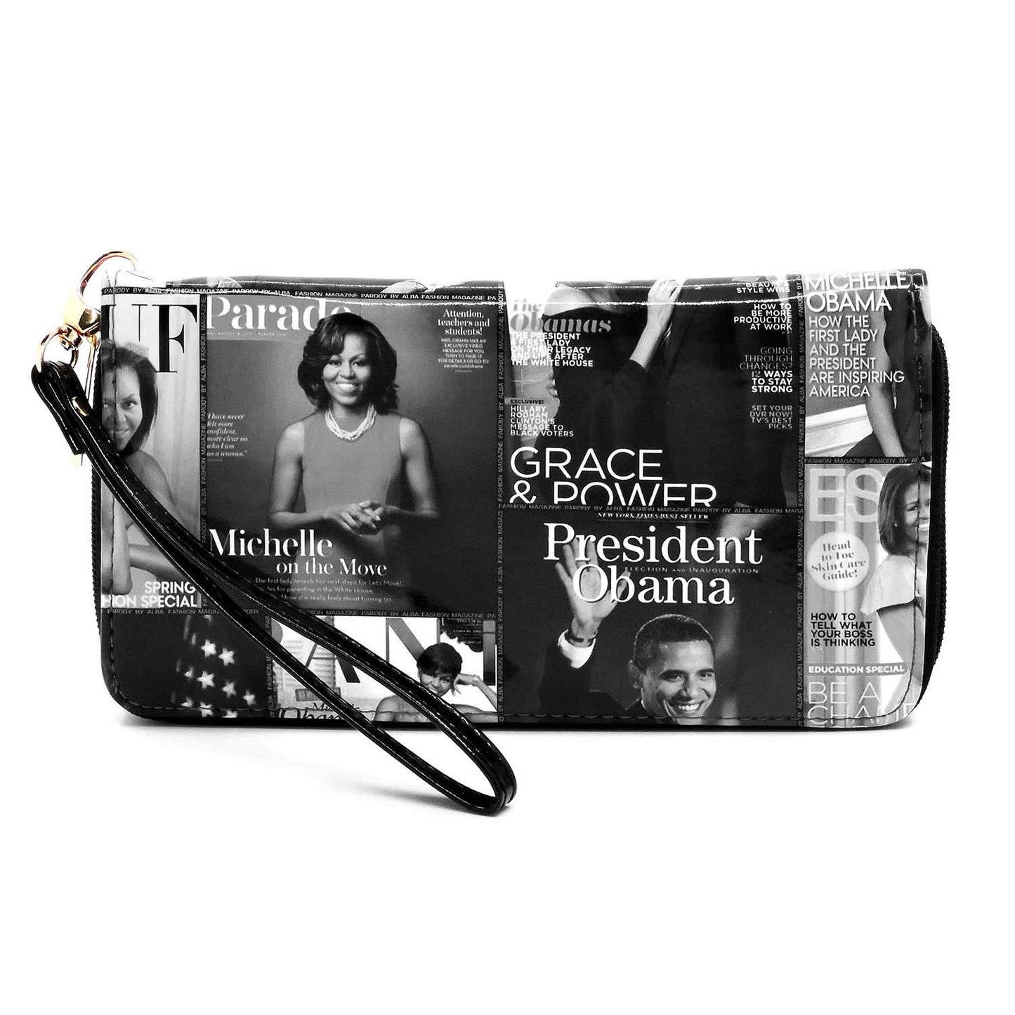Magazine Cover Collage See Thru 3-in-1 Tote Set