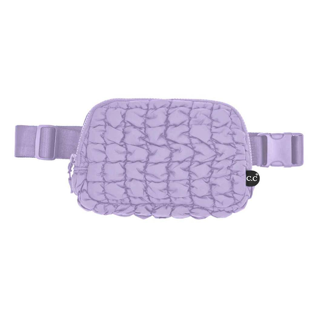 Quilted Puffer Fanny Pack Belt Bag