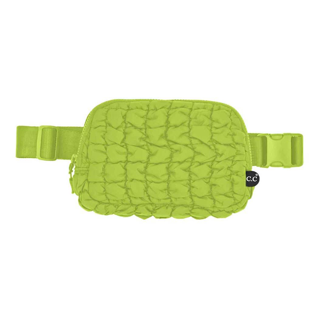 Quilted Puffer Fanny Pack Belt Bag