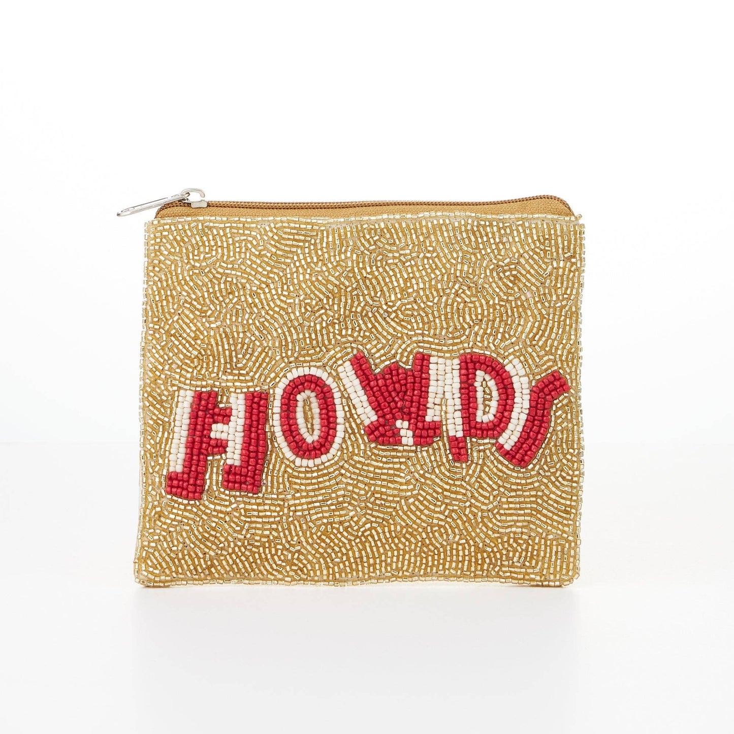 Howdy Seed Beads Coin Pouch