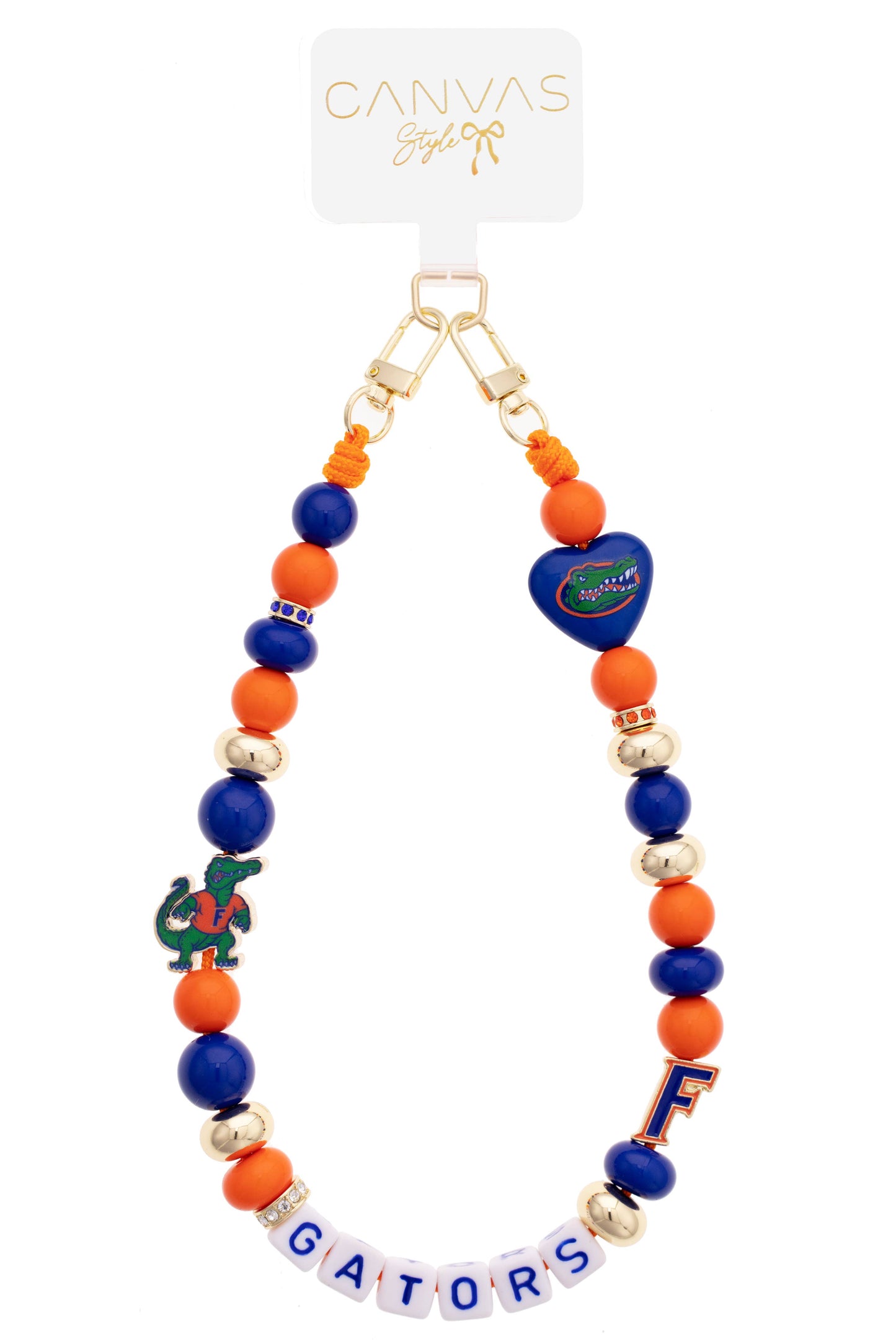 Florida Gators Beaded Cellphone Wristlet