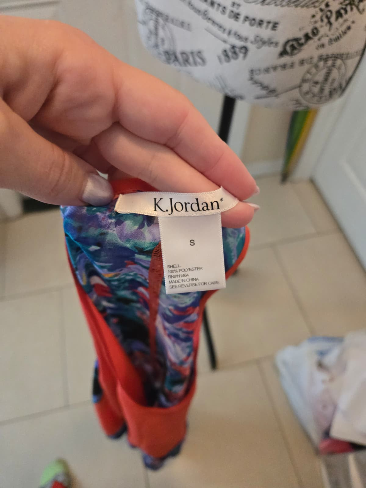 K. Jordan Asymmetrical Handkerchief Hem Tunic Tank – Women's Small