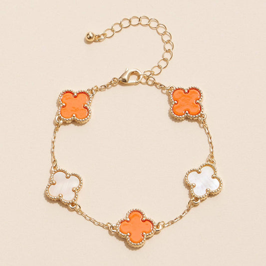 Game Day Shell Charm Bracelets