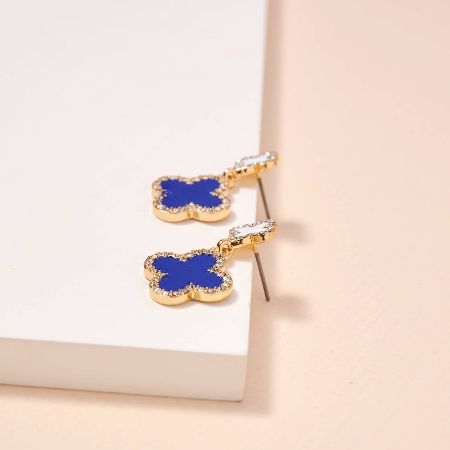 Game Day Enamel Clover Dangling | Earrings