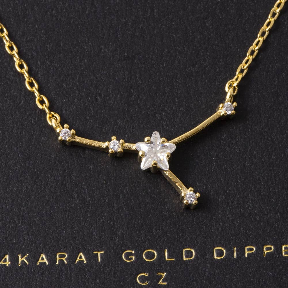 14K Gold Dipped Cancer Constellation Necklace