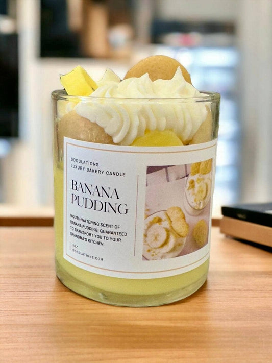 Banana Pudding Luxury Bakery Candle